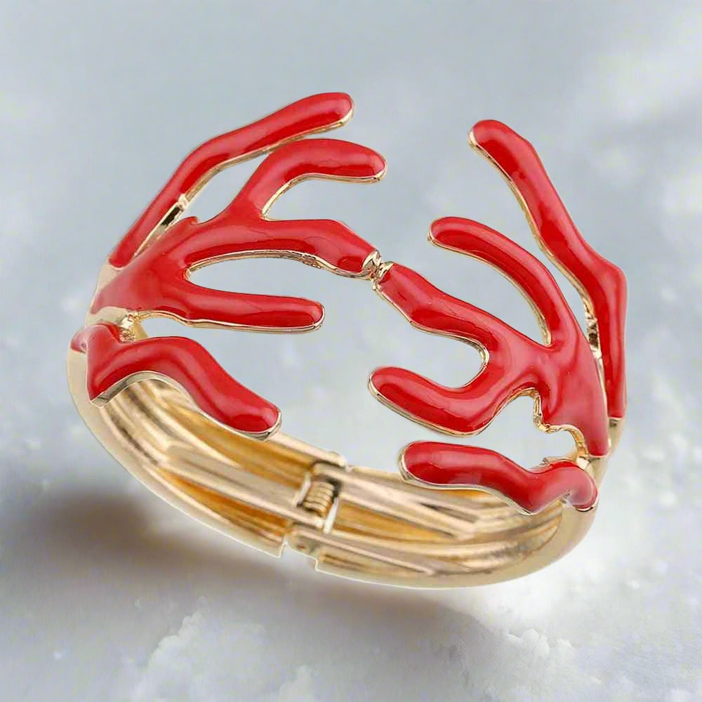 Coral Cuff Bangle