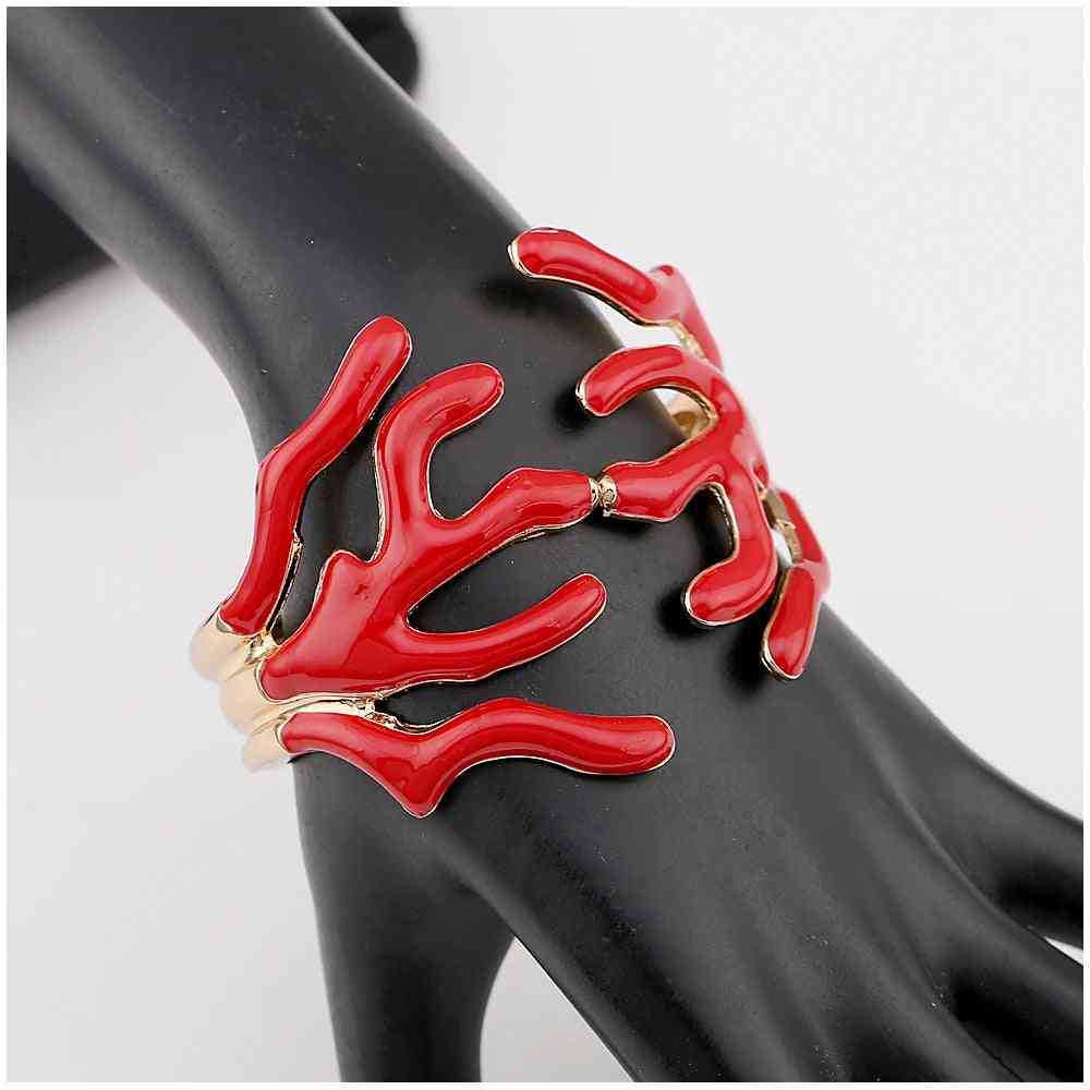 Coral Cuff Bangle