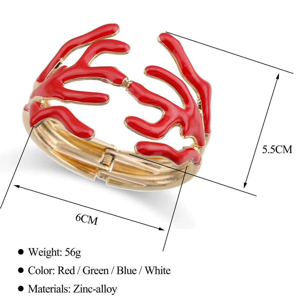 Coral Cuff Bangle