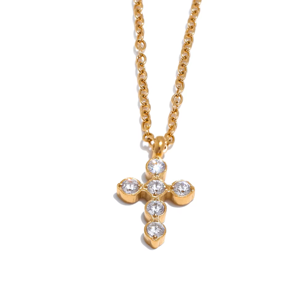 Tesia Cross Necklace