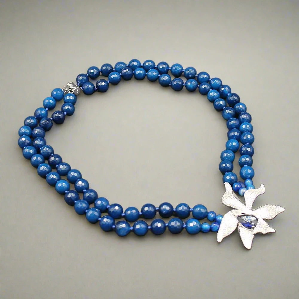 Blue Serenity Pendant Necklace