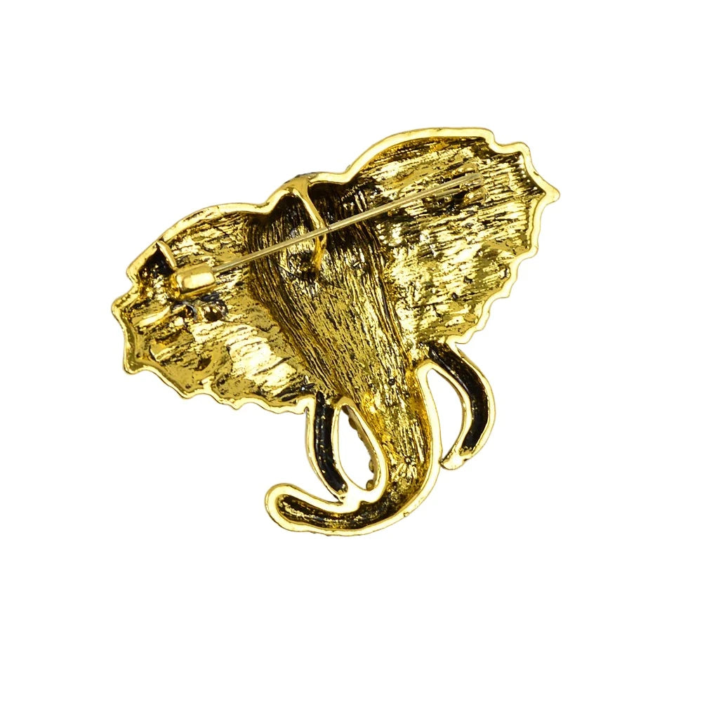 Charming Elephant Brooch