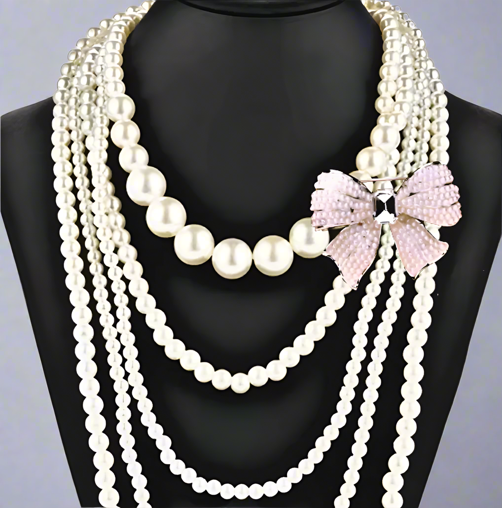 Ishani Cascade Pearl Choker