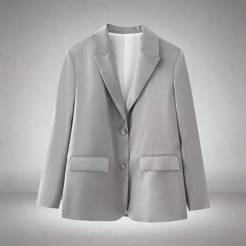 Silver Power Suits Viv Single Blazer Loose Fit