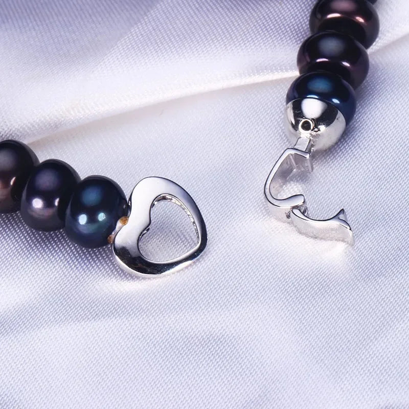 Midnight Freshwater Pearl Bracelet