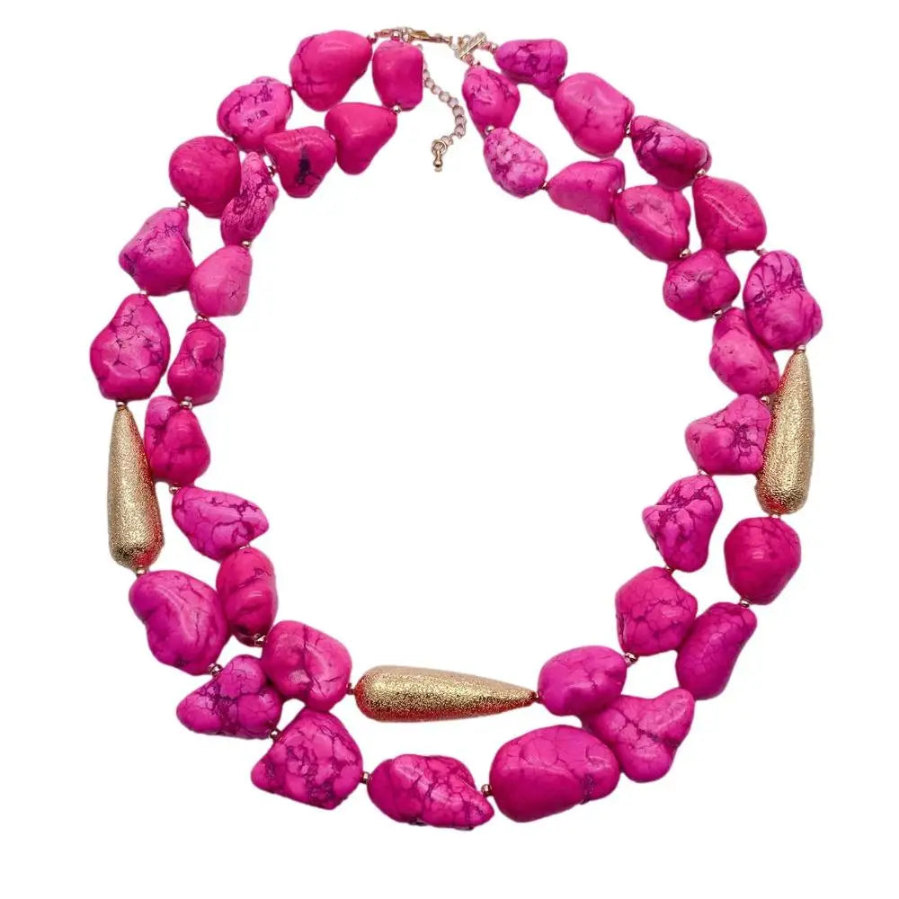 Pink Gold Blossom Necklace