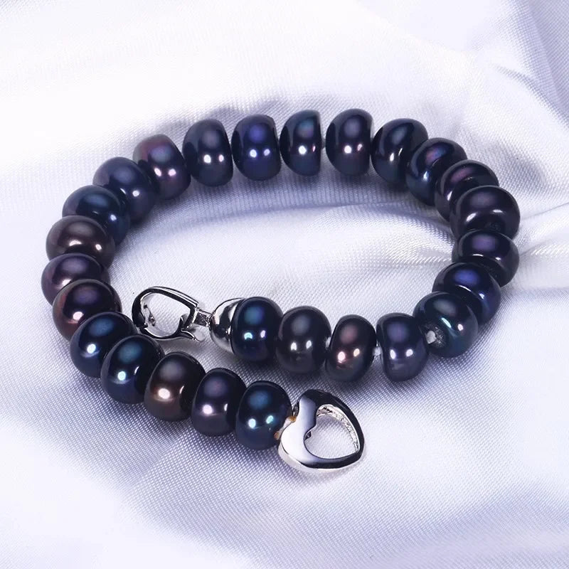 Midnight Freshwater Pearl Bracelet