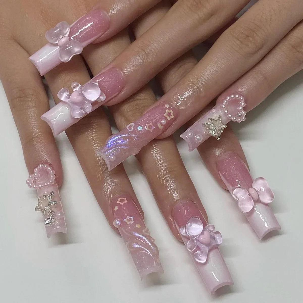 BalletGlam Acrylic Nail Set