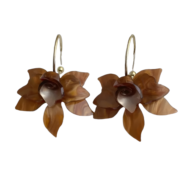 Floral Bloom Drop Earrings