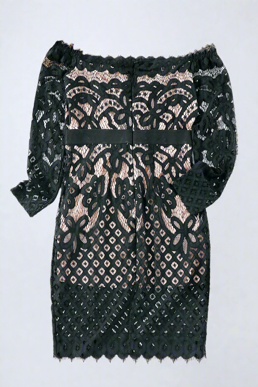 Black Dana Lace Dress