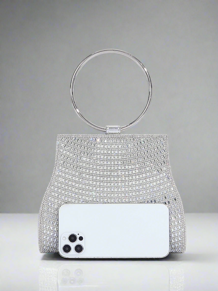 Bella Silver Chain Bag