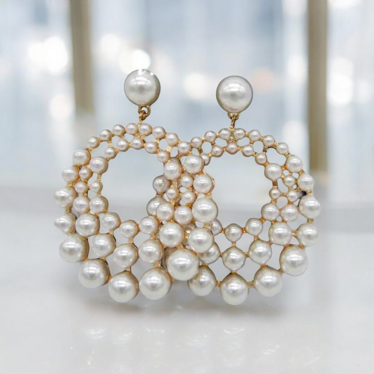 Anaya Luxe Pearl Drop Earring