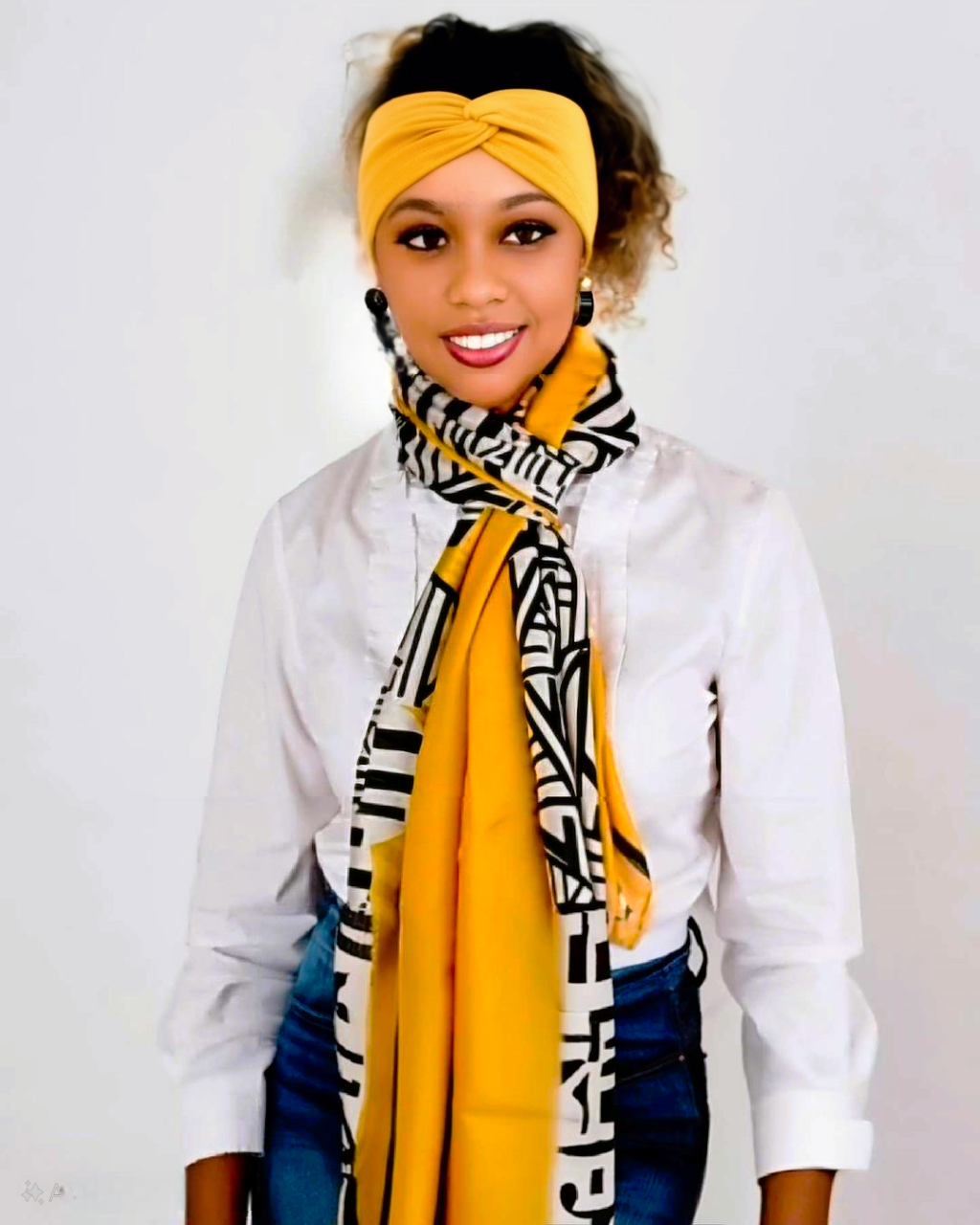 Zuri Amara Striped Scarf